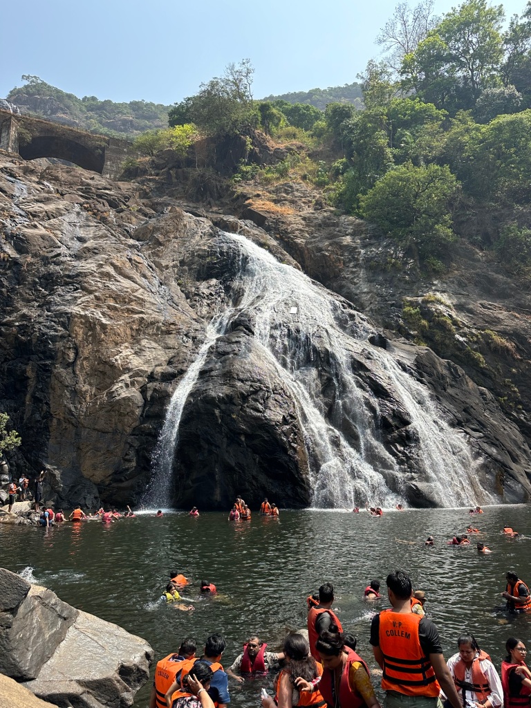Dudhsagar Falls is one fo the remotest tourist spot in Goa. 