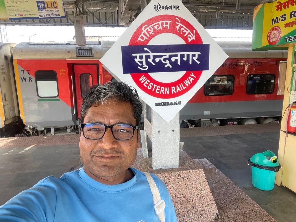 This picture is from my trip to surendranagar gujrat two years ago in a train.